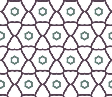 Geometrik süslemeli vektör deseni. Kusursuz tasarım dokusu.
