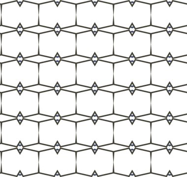Kusursuz Vektör Deseni. Geometrik Süsleme Biçiminde Arkaplan DokusuName.