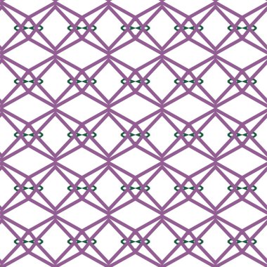 geometrik süsleme biçiminde kusursuz vektör deseni