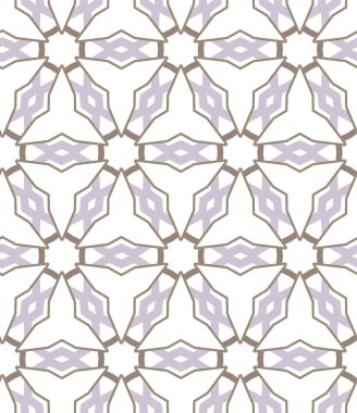 geometrik süsleme biçiminde kusursuz vektör deseni