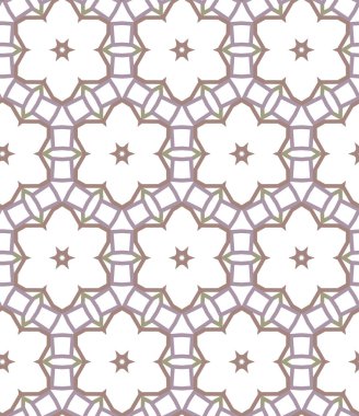 geometrik süsleme biçiminde kusursuz vektör deseni