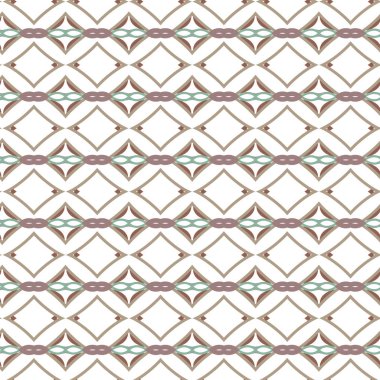 Kusursuz Vektör Deseni. Geometrik Süsleme Biçiminde Arkaplan DokusuName.