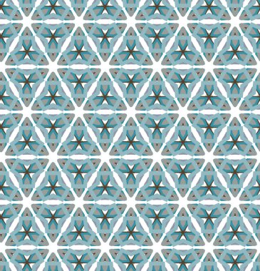 geometrik süsleme biçiminde kusursuz vektör deseni