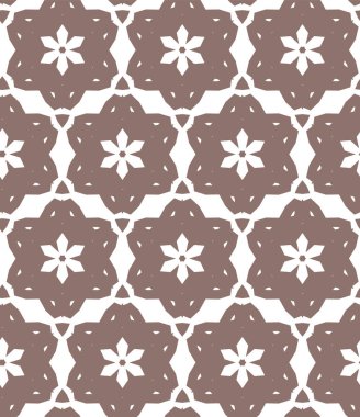 geometrik süsleme biçiminde kusursuz vektör deseni