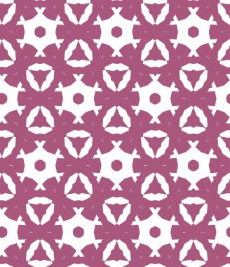 geometrik süsleme biçiminde kusursuz vektör deseni