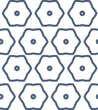 geometrik süsleme biçiminde kusursuz vektör deseni