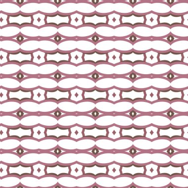 geometrik süsleme biçiminde kusursuz vektör deseni