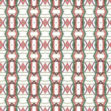 Dikişsiz geometrik süs vektör deseni. Soyut arka plan