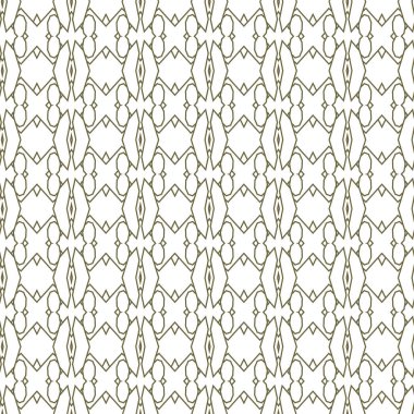 Dikişsiz geometrik süs vektör deseni. Soyut arka plan