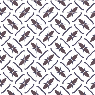 geometrik süsleme biçiminde kusursuz vektör deseni