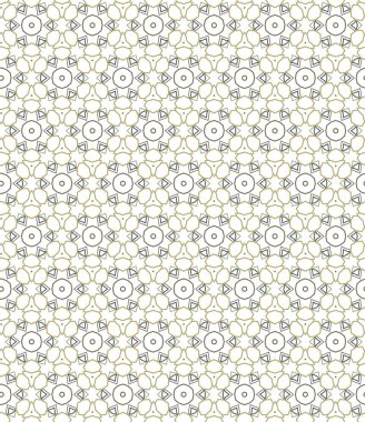 geometrik süsleme biçiminde kusursuz vektör deseni