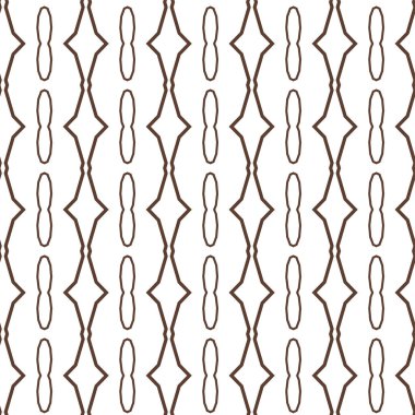 geometrik süsleme biçiminde kusursuz vektör deseni