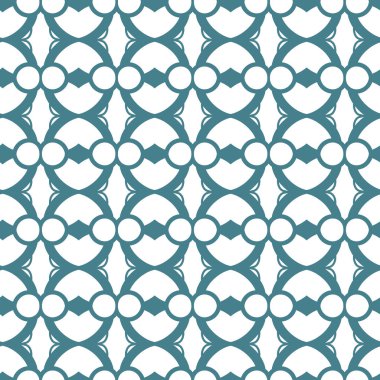 geometrik süsleme biçiminde kusursuz vektör deseni