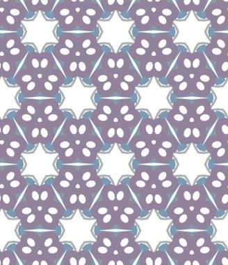 geometrik süsleme biçiminde kusursuz vektör deseni