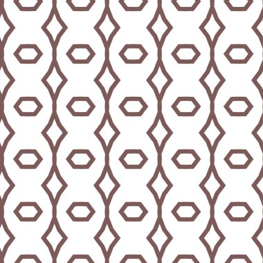 geometrik süsleme biçiminde kusursuz vektör deseni