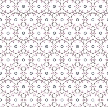 geometrik süsleme biçiminde kusursuz vektör deseni