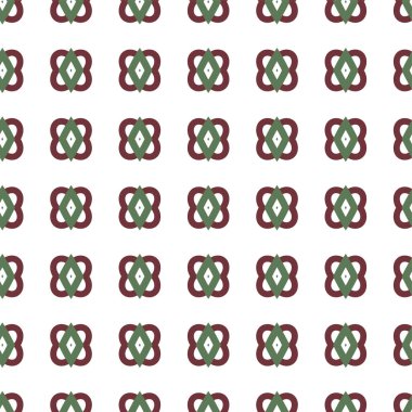 geometrik süsleme biçiminde kusursuz vektör deseni