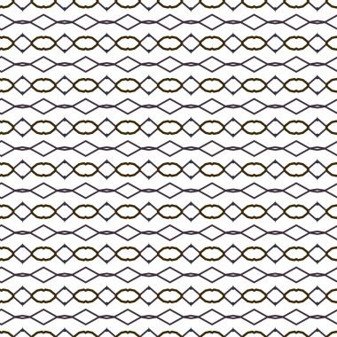 Geometrik süslemeli vektör deseni. Kusursuz tasarım dokusu.