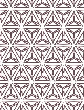 Kusursuz Vektör Deseni. Geometrik Süsleme Biçiminde Arkaplan DokusuName.