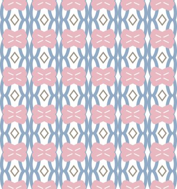 Kusursuz Vektör Deseni. Geometrik Süsleme Biçiminde Arkaplan DokusuName.