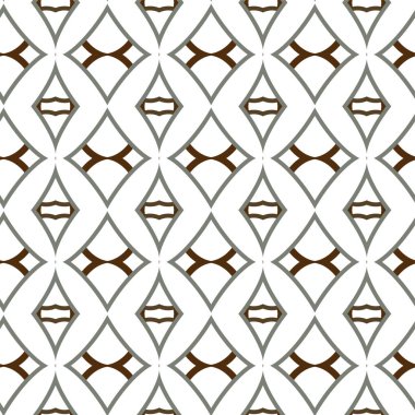 geometrik süsleme biçiminde kusursuz vektör deseni