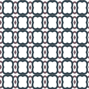 geometrik süsleme biçiminde kusursuz vektör deseni