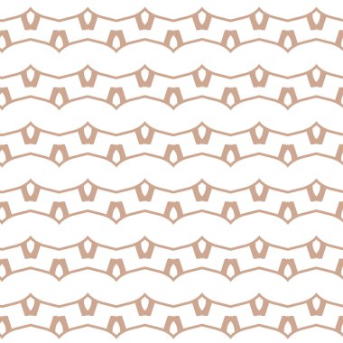 Dikişsiz geometrik süs vektör deseni. Soyut arka plan