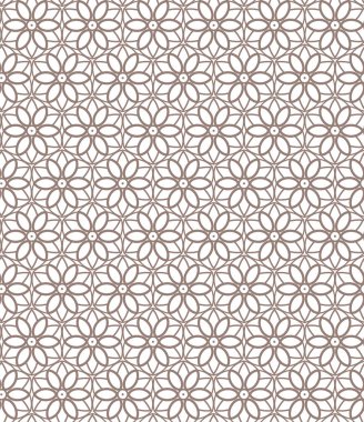 Geometrik süslemeli vektör deseni. Kusursuz tasarım dokusu.