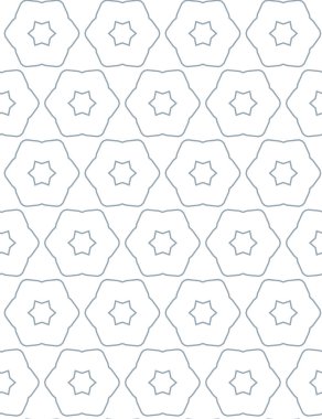 geometrik süsleme biçiminde kusursuz vektör deseni