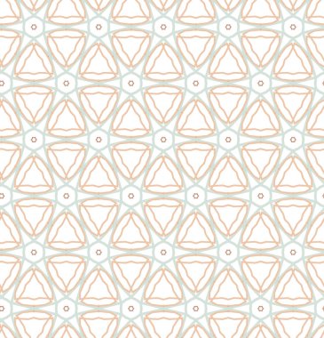 Dikişsiz geometrik süs vektör deseni. Soyut arka plan