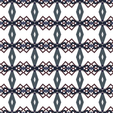 Kusursuz Vektör Deseni. Geometrik Süsleme Biçiminde Arkaplan DokusuName.