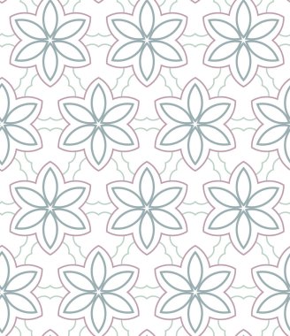 Kusursuz Vektör Deseni. Geometrik Süsleme Biçiminde Arkaplan DokusuName.