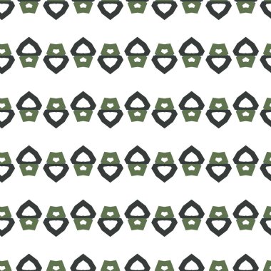 Kusursuz Vektör Deseni. Geometrik Süsleme Biçiminde Arkaplan DokusuName.