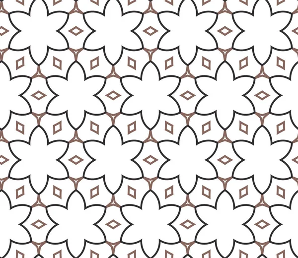 Dikişsiz geometrik süs vektör deseni. Soyut arka plan