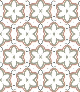 Kusursuz Vektör Deseni. Geometrik Süsleme Biçiminde Arkaplan DokusuName.