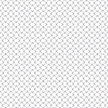 Geometrik süslemeli vektör deseni. Kusursuz tasarım dokusu.