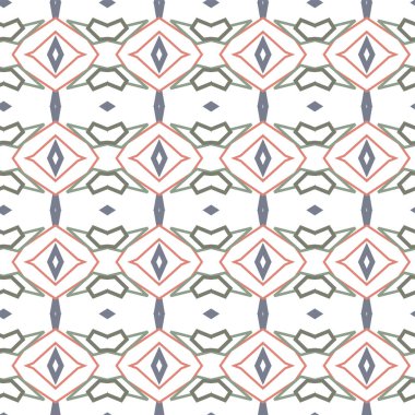 Dikişsiz geometrik süs vektör deseni. Soyut arka plan