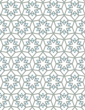 Dikişsiz geometrik süs vektör deseni. Soyut arka plan