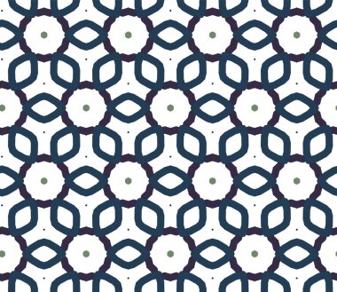 Dikişsiz geometrik süs vektör deseni. Soyut arka plan