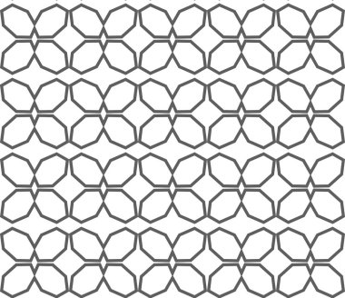 Dikişsiz geometrik süs vektör deseni. Soyut arka plan