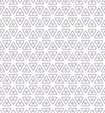 Dikişsiz geometrik süs vektör deseni. Soyut arka plan