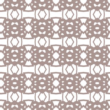 Dikişsiz geometrik süs vektör deseni. Soyut arka plan