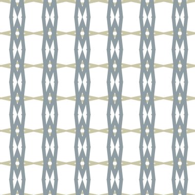 Geometrik süslemeli vektör deseni. Kusursuz tasarım dokusu.