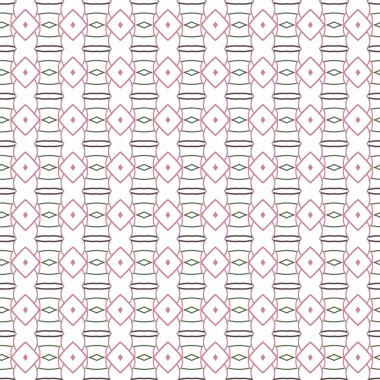 Geometrik süslemeli vektör deseni. Kusursuz tasarım dokusu.