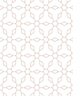 Geometrik süslemeli vektör deseni. Kusursuz tasarım dokusu.