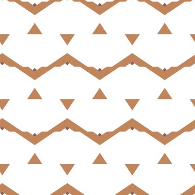 Geometrik süslemeli vektör deseni. Kusursuz tasarım dokusu.
