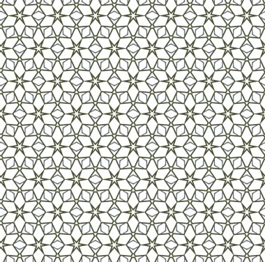 Geometrik süslemeli vektör deseni. Kusursuz tasarım dokusu.