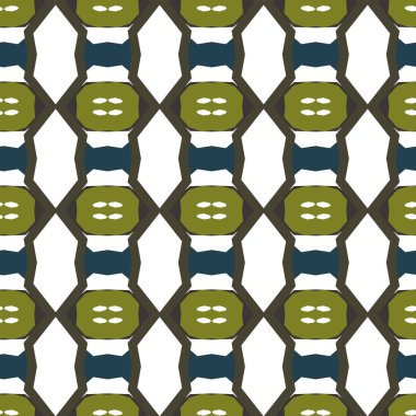 Kusursuz Vektör Deseni. Geometrik Süsleme Biçiminde Arkaplan DokusuName.