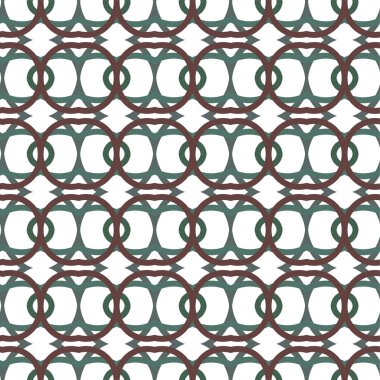 geometrik süsleme biçiminde kusursuz vektör deseni