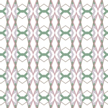 geometrik süsleme biçiminde kusursuz vektör deseni